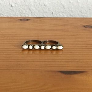 American Eagle double ring 6/7